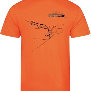 Killin 10K & 5K T-Shirt - Orange - Image 3