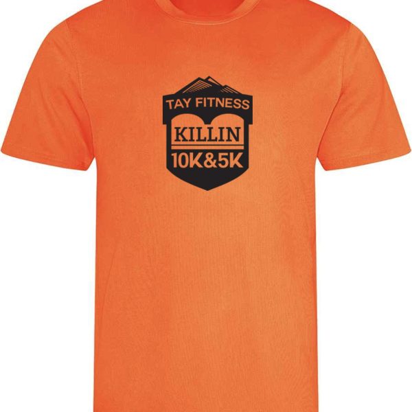 Killin 10K & 5K T-Shirt - Orange