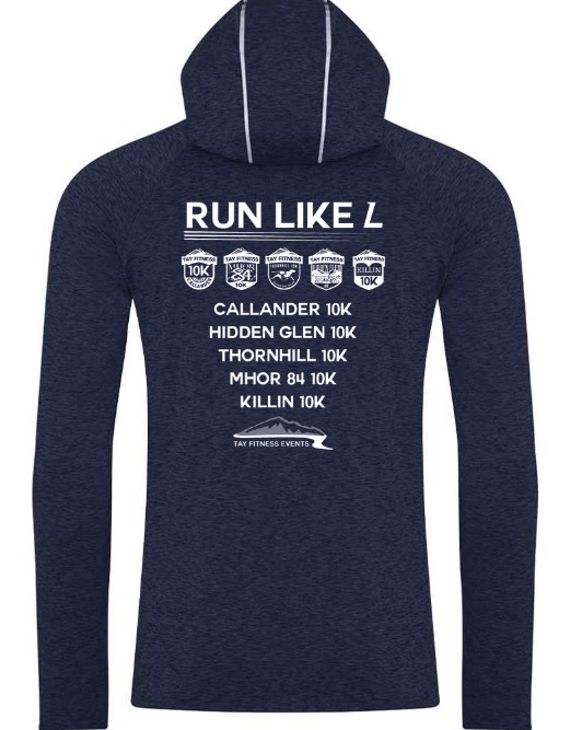 Run Like L Hoodie - Navy - Image 3