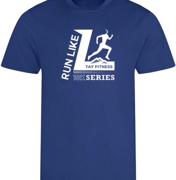 Run Like L - T-Shirt (Blue & White)